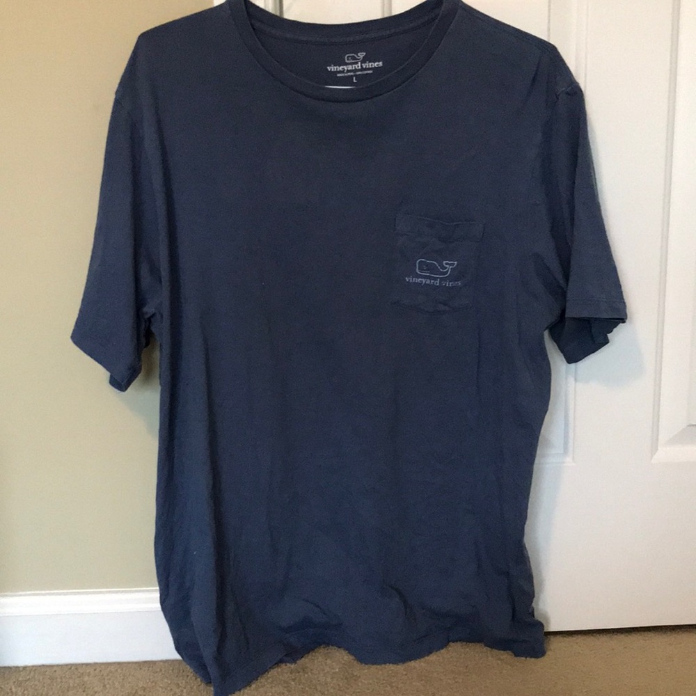 Men’s Blue Vineyard Vines Short Sleeved T-Shirt- L